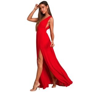 ode to love burgundy satin maxi dress Alesso | Burgundy Satin Cowl-Neck Slip-Maxi Dress Club L London